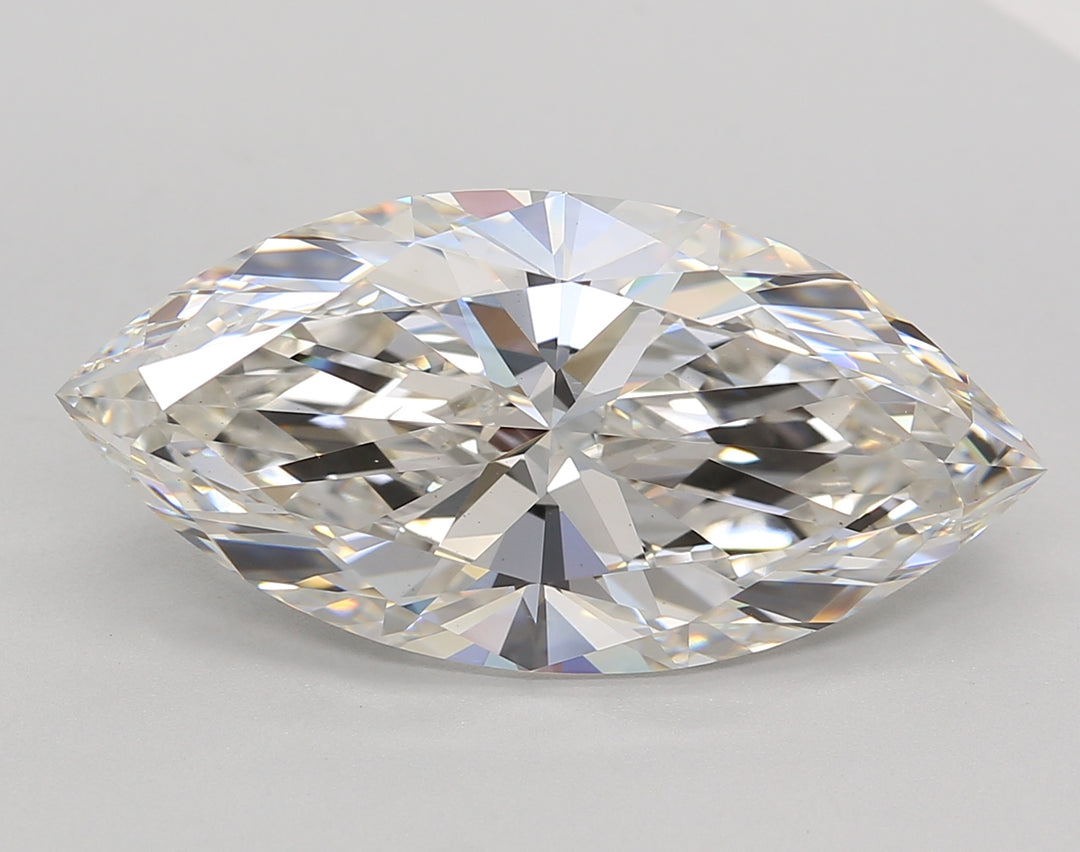 IGI Certified 7.25 CT Marquise Cut Lab Grown Diamond with Excellent Polish and Symmetry