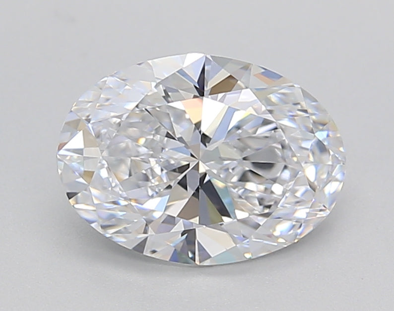 IGI Certified D VVS2 1.50 CT Oval Lab-Grown Diamond