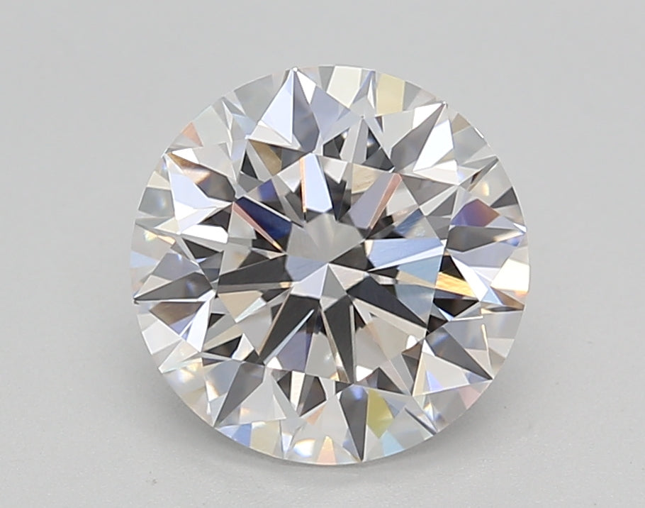 Igi Certified 2.41 CT Round Cut Lab Grown Diamond with VVS1 Clarity and E Color