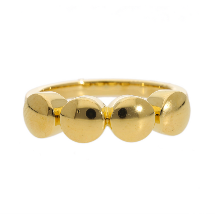 Gold Vermeil Bead Ring