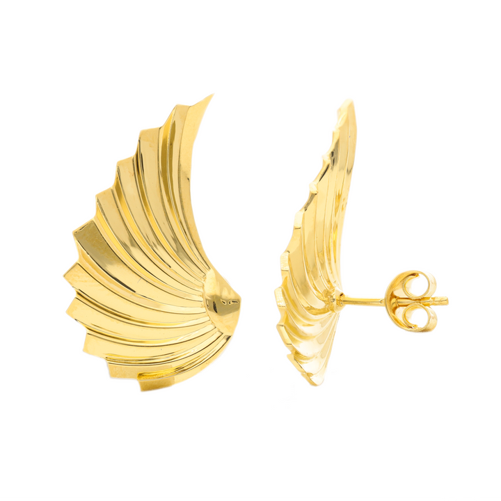 Gold Vermeil Angel Wing Earrings