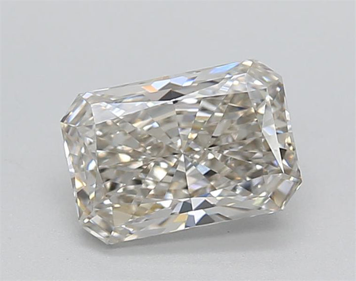 DIAMANT CULTIVÉ EN LABORATOIRE RADIANT DE 1,04 CT CERTIFIÉ IGI, CLARTÉ VS1, COULEUR H AVEC TEINTE MÉLANGÉE