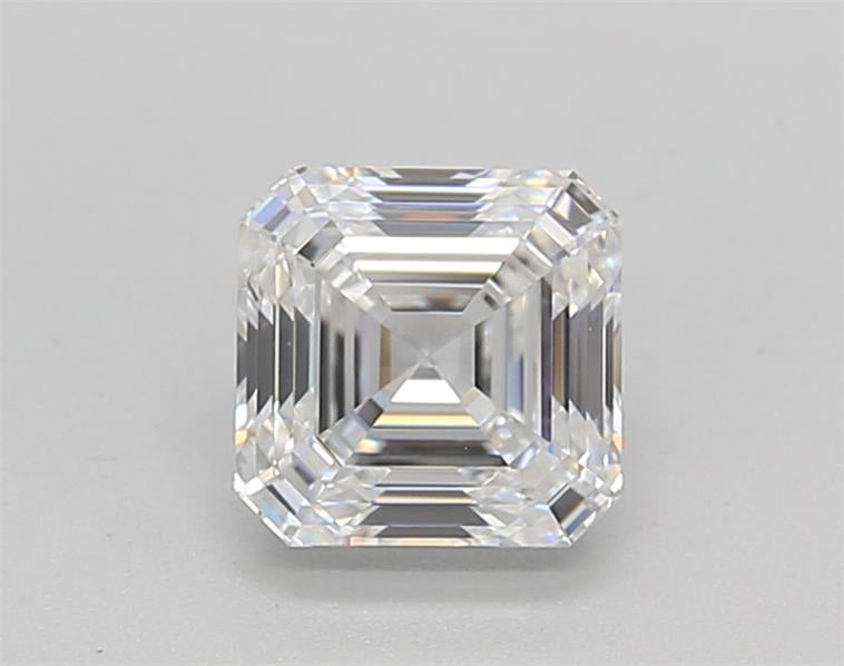 IGI CERTIFIED 1.00 CT SQUARE EMERALD LAB-GROWN DIAMOND, VVS2 CLARITY, D COLOR