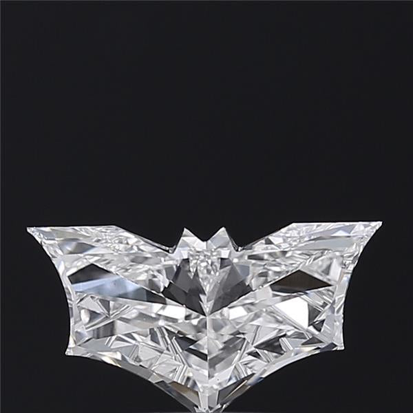 Diamante cultivado en laboratorio de 1,80 quilates con forma de Batman, claridad VS1, color E