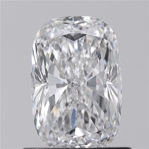 IGI CERTIFIED 1.02 CT LONG CUSHION CUT LAB GROWN DIAMOND, VS2 CLARITY, D COLOR