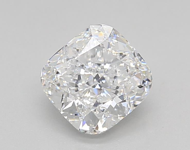 Explore the brilliance of our 1.00 CT Cushion Cut Lab Grown Diamond. E Color, VVS2 Clarity, Excellent Polish and Symmetry