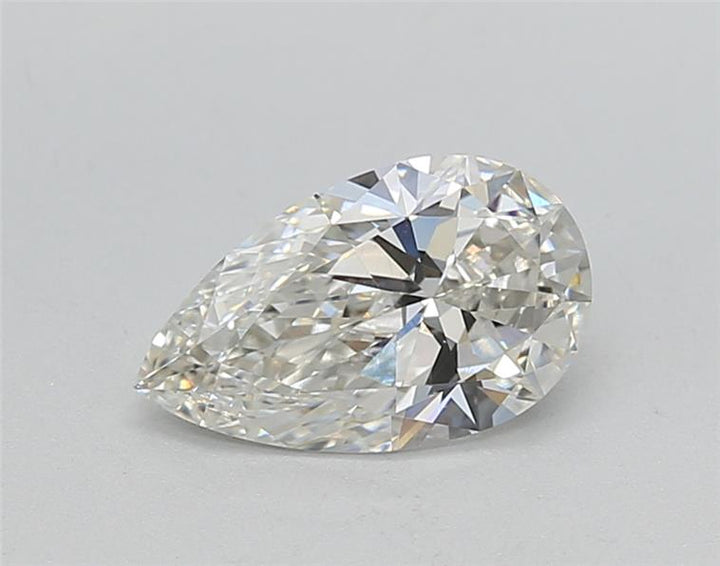 IGI CERTIFIED 1.00 CT PEAR-SHAPED LAB GROWN DIAMOND, VVS2 CLARITY, G COLOR