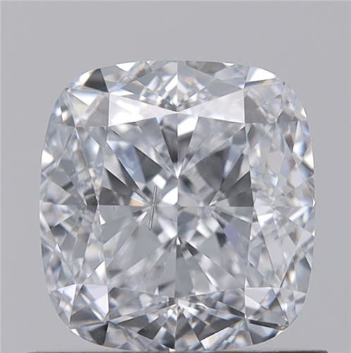 IGI CERTIFIED 1.00 CT CUSHION CUT LAB-GROWN DIAMOND, SI2 CLARITY, E COLOR - BLUE SHADE