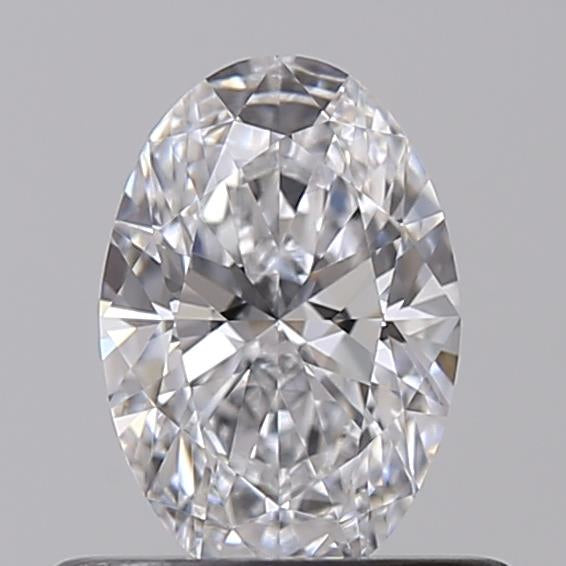 Experience Brilliance: IGI Certified 0.50 CT Oval Cut Lab Grown Diamond Video - D Color, Internally Flawless, HPHT Method