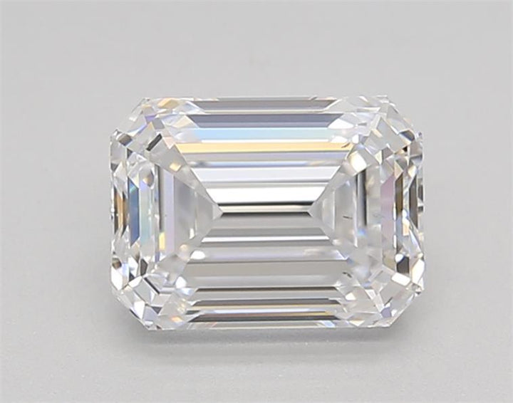 Experience brilliance: 1.50 CT IGI Certified Lab Grown Emerald Cut Diamond - D Color, VS2 Clarity