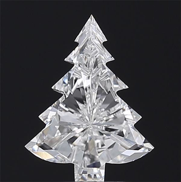 1.10 CT Lab Grown Diamond Christmas Tree Pendant (VS1 Clarity, E Color)