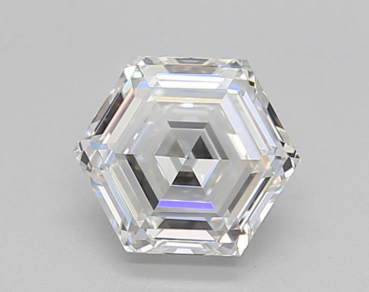 DIAMANT CULTIVÉ EN LABORATOIRE DE TAILLE HEXAGONALE DE 1,03 CT CERTIFIÉ IGI - VVS1 - COULEUR E