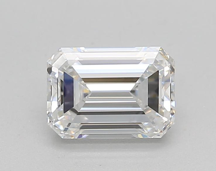 Experience the brilliance of our GIA Certified 1.00 CT Emerald Cut Lab Grown Diamond. E Color, VS1 Clarity