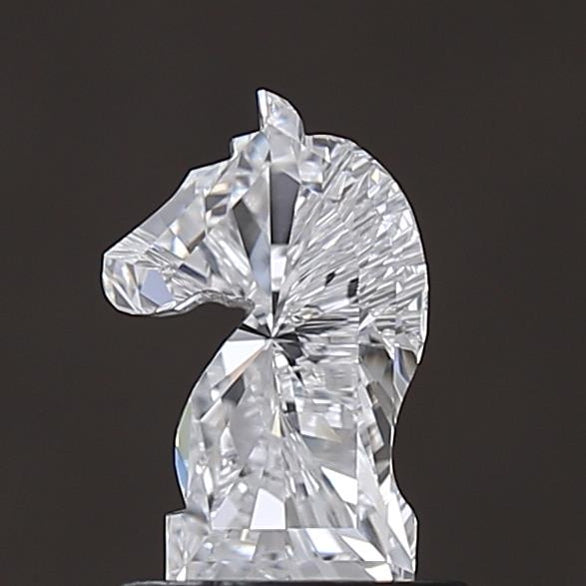 1.06 CT Chess Horse-Shaped Lab-Grown Diamond, VVS2 Clarity, D Color